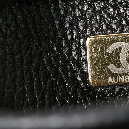 Chanel Grained Calfskin Boucle Urban Essentials Small Shopping Bag Ecru Black 7 of 10
