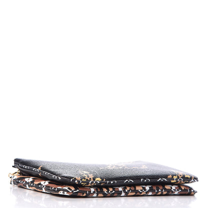 Louis Vuitton Monogram Giant Jungle Pochette Double Zip Black 4 of 10