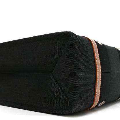 Chloe Cotton Calfskin Medium Woody Ribbon Tote Black 9 of 10