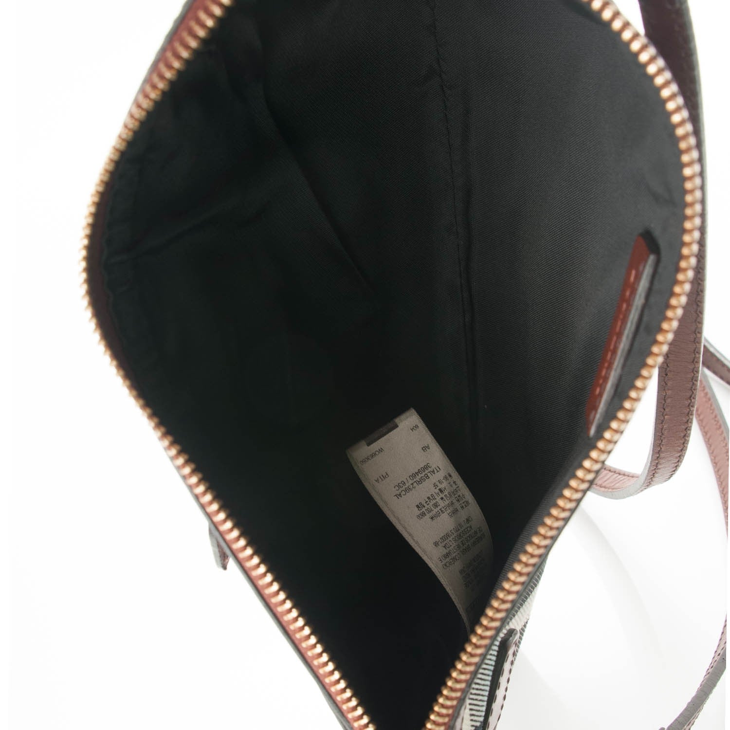 Burberry House Check Bridle Calfskin Peyton Crossbody Tan 5 of 9