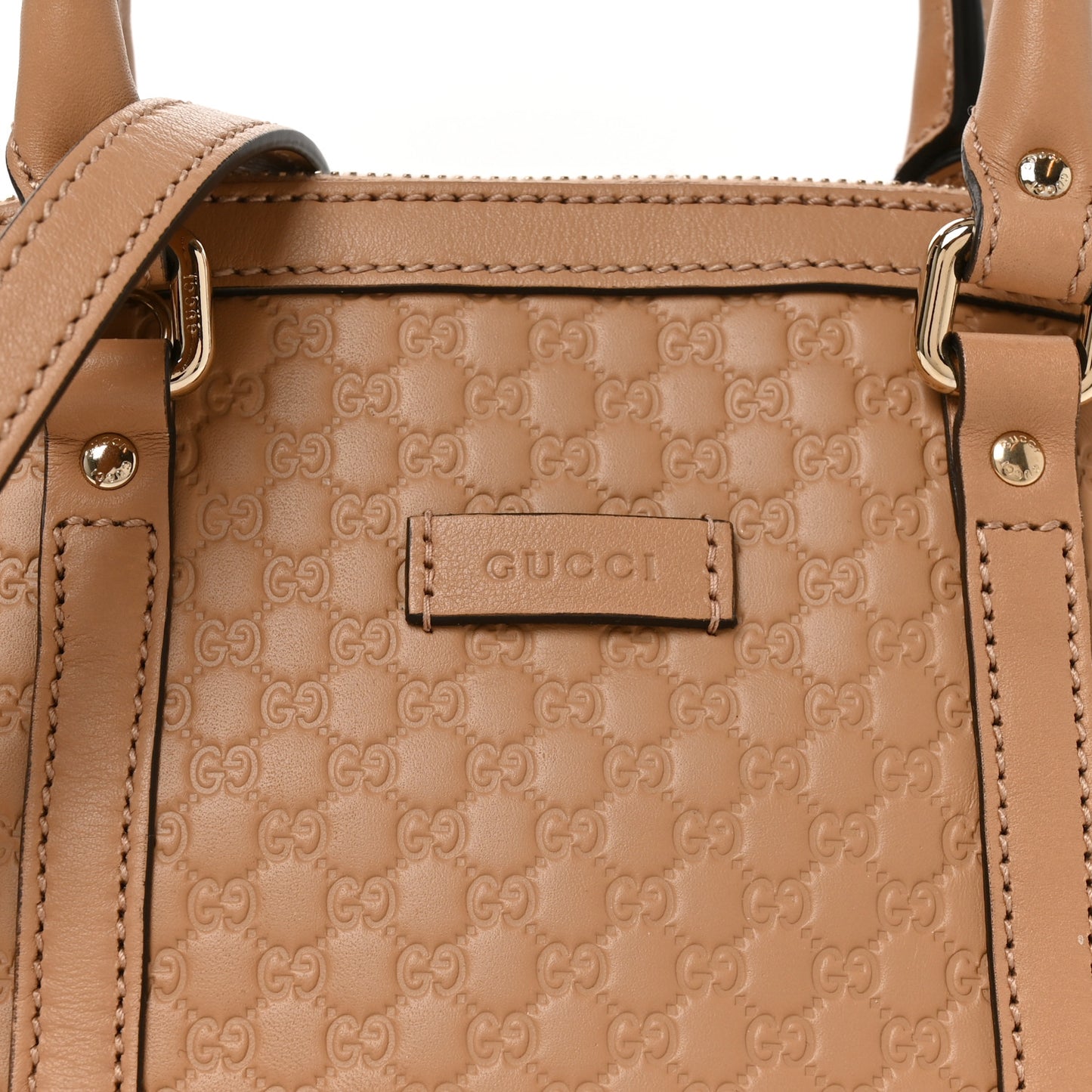 Soft Microguccissima Mini Dome Bag Camelia