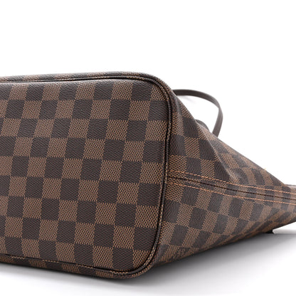 Louis Vuitton Damier Ebene Neo Neverfull MM Rose Ballerine 9 of 10