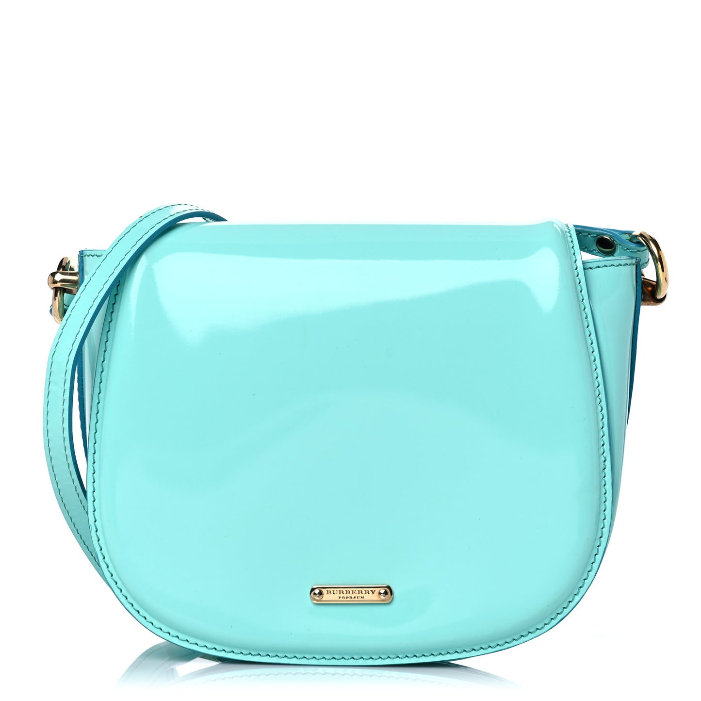 Patent Leather Leigh Small Crossbody Bag Opal