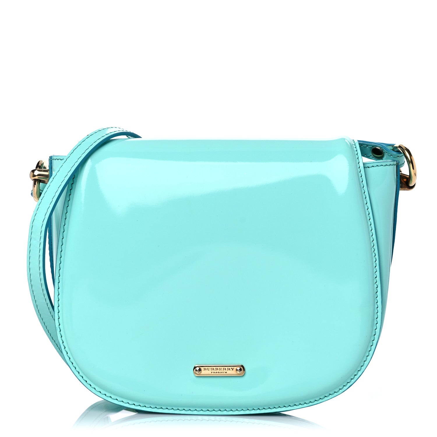 Burberry Patent Leather Leigh Small Crossbody Bag Opal 1 of 24