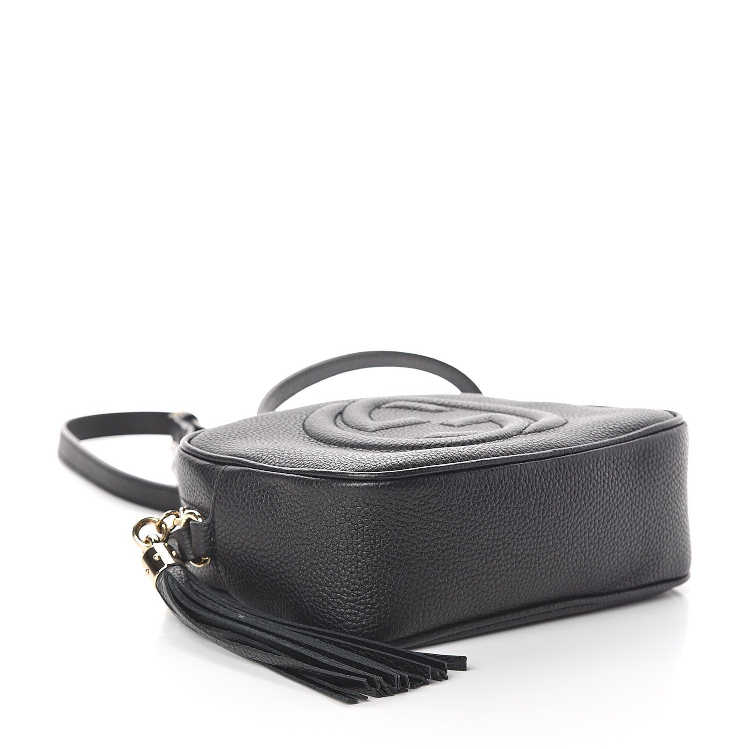 Gucci Pebbled Calfskin Small Soho Disco Bag Black 4 of 9