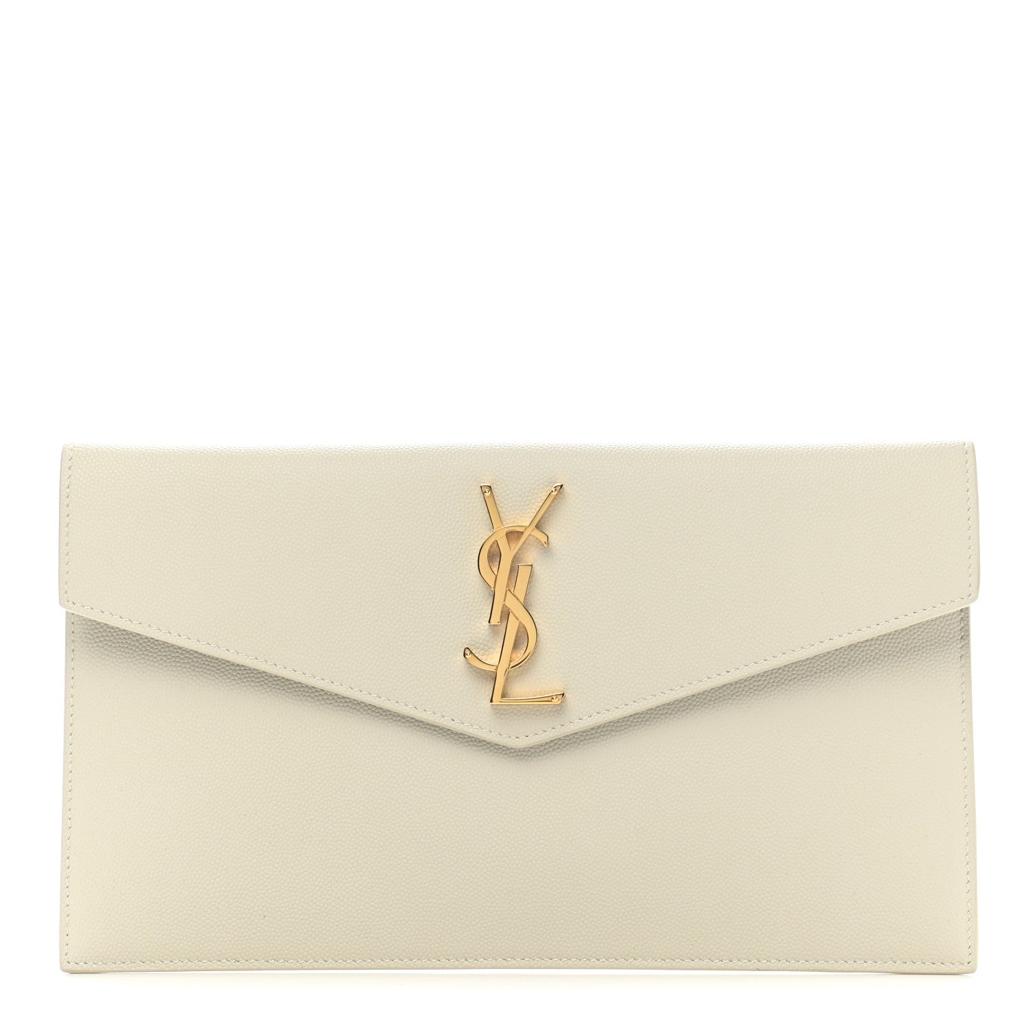 Saint Laurent Grain De Poudre Uptown Pouch Crema Soft 1 of 8