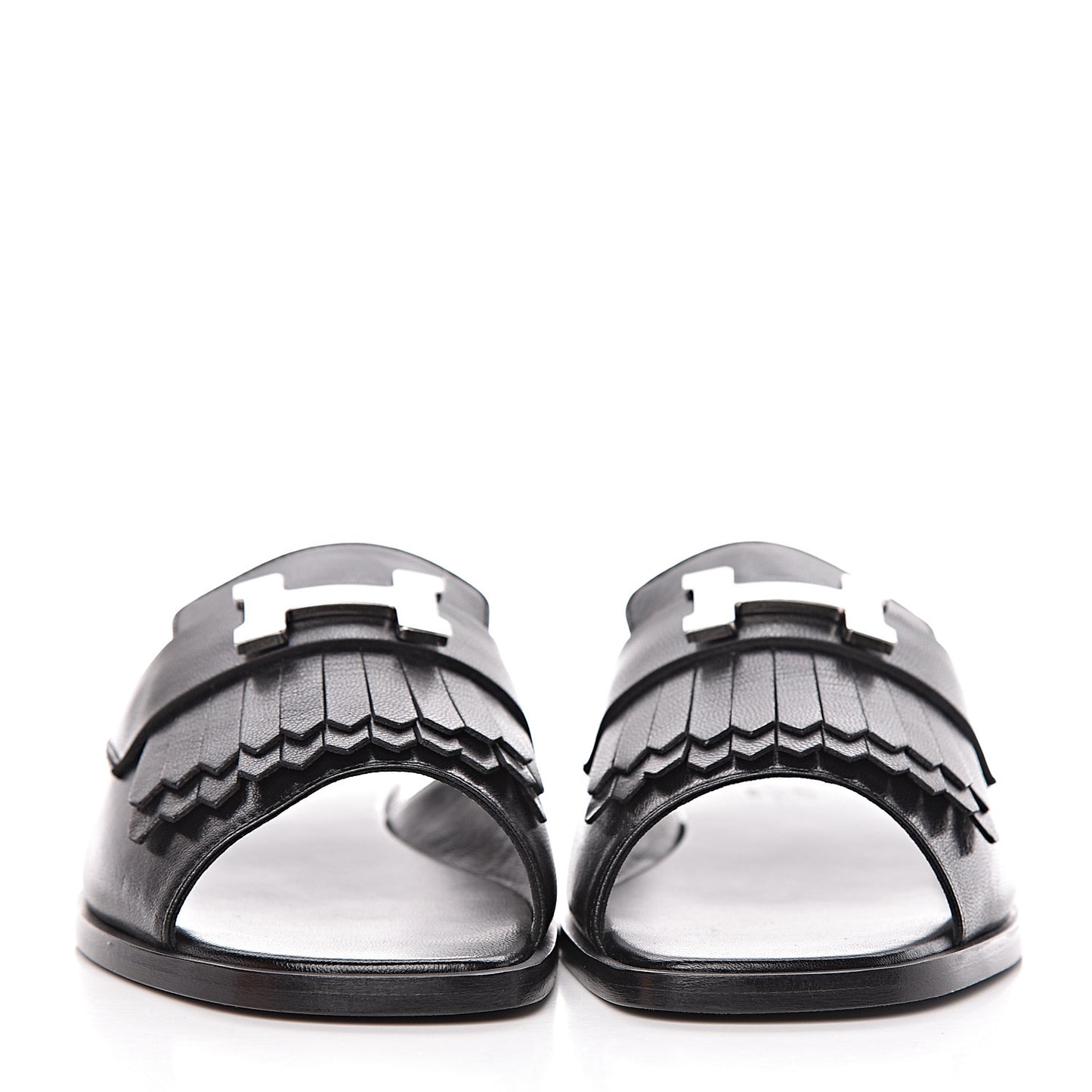 Goatskin Auteuil Sandals 36 Black