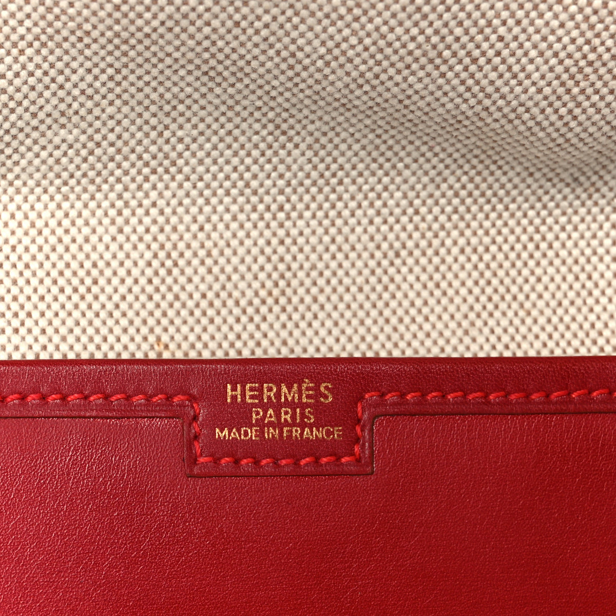 Veau Gulliver Jige PM Clutch Rouge Vif