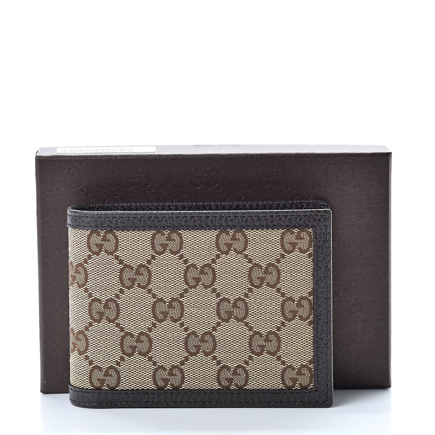 Monogram Bi-Fold Wallet Dark Brown