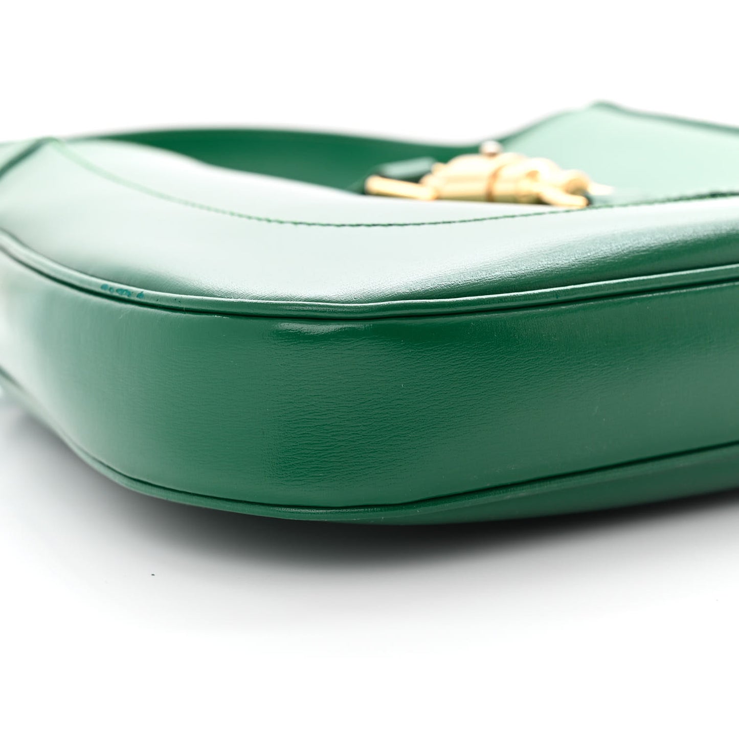 Boarded Dyana Lux Calfskin Small Jackie 1961 Hobo Emerald