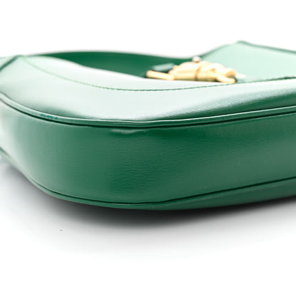 Gucci Boarded Dyana Lux Calfskin Small Jackie 1961 Hobo Emerald 9 of 13