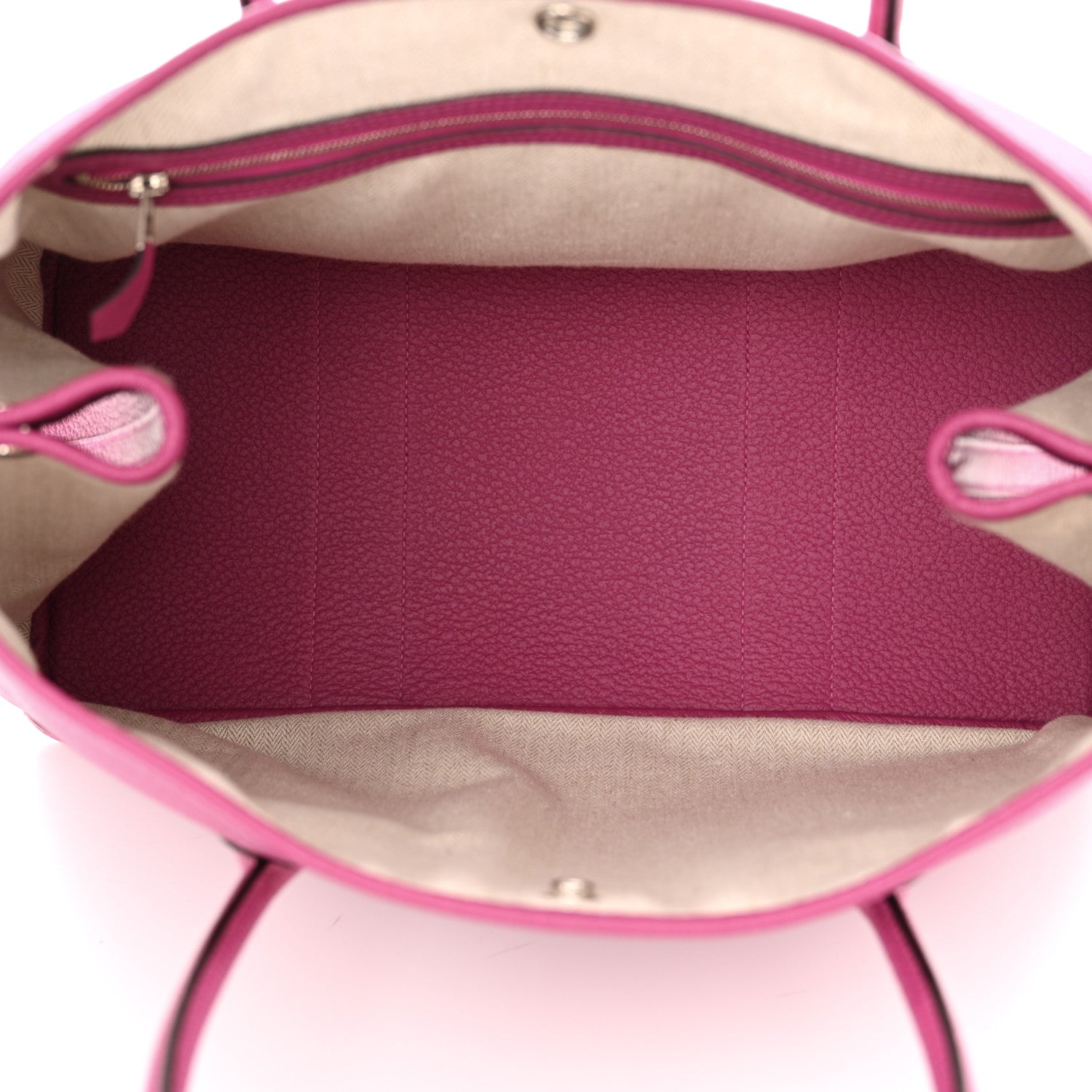 Hermes Vache Country Garden Party MM 36 Rose Pourpre 5 of 9