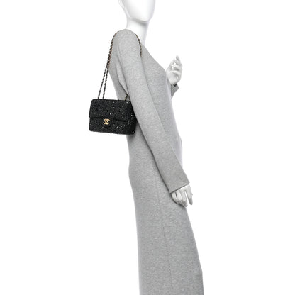 Chanel Strass Evening Flap Bag Black 2 of 11