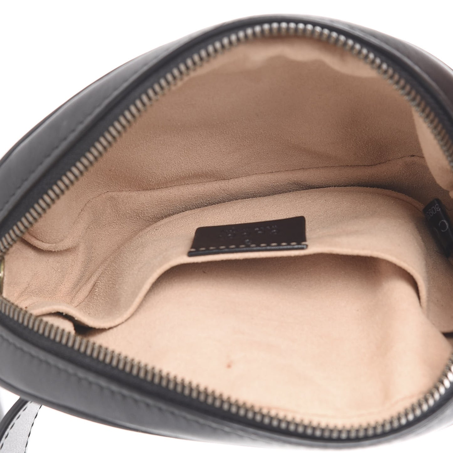 Calfskin Matelasse GG Marmont Belt Bag 85 34 Black