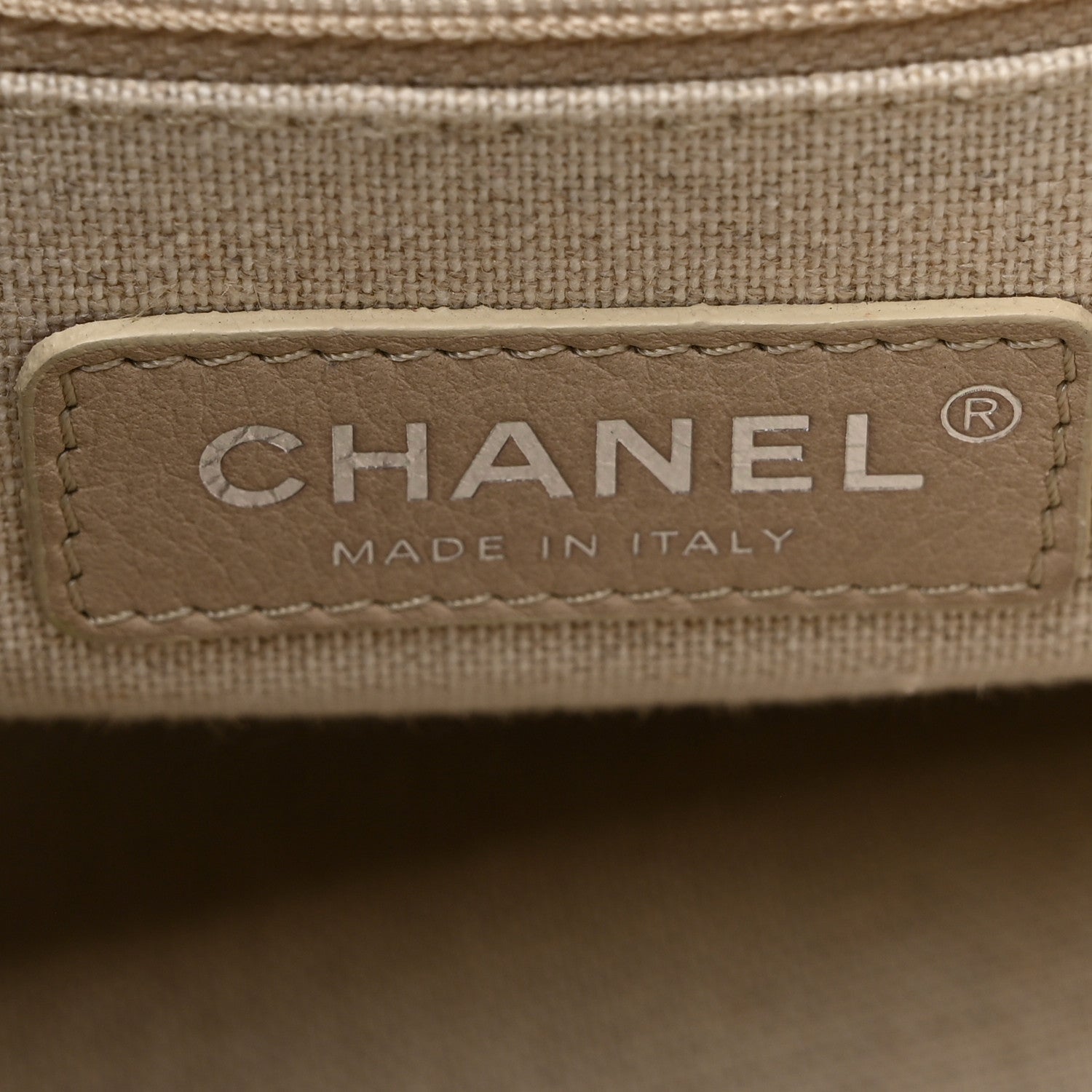 Chanel Mixed Fibers Small Deauville Tote Navy Blue 6 of 12