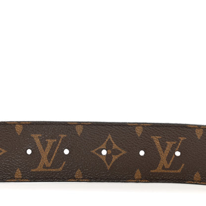 Louis Vuitton X NBA Monogram 40mm LV 3 Steps Reversible Belt 100 40 Cobalt Blue 4 of 5