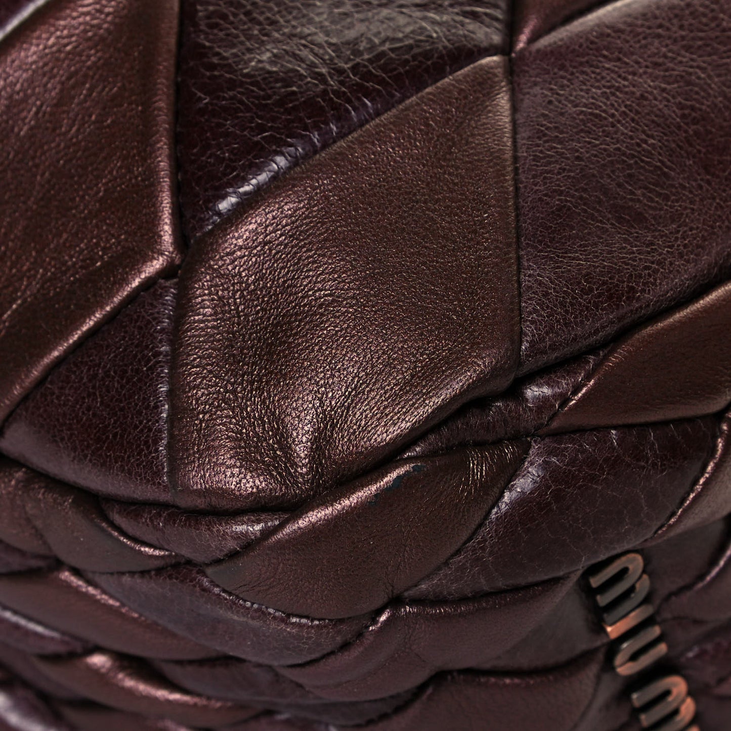 Vitello Patchwork Bag Lampone