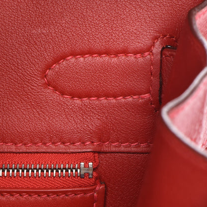 Hermes Swift Birkin 30 Rouge Garance 21 of 27