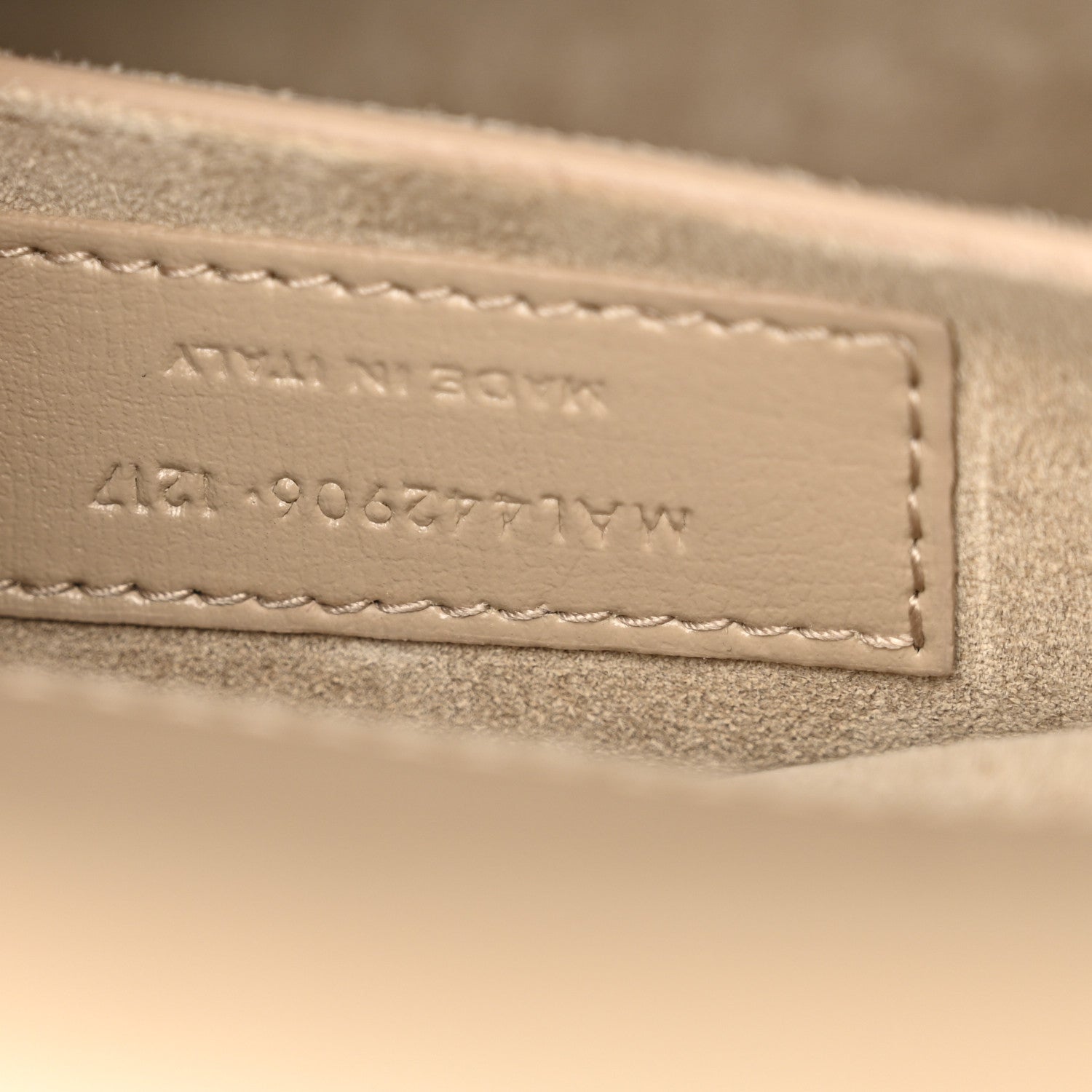 Saint Laurent Calfskin Medium Monogram Sunset Dark Beige 7 of 11