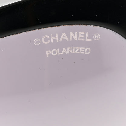 Chanel Acetate Butterfly Winter Pearl Sunglasses 5339-H Black 7 of 8