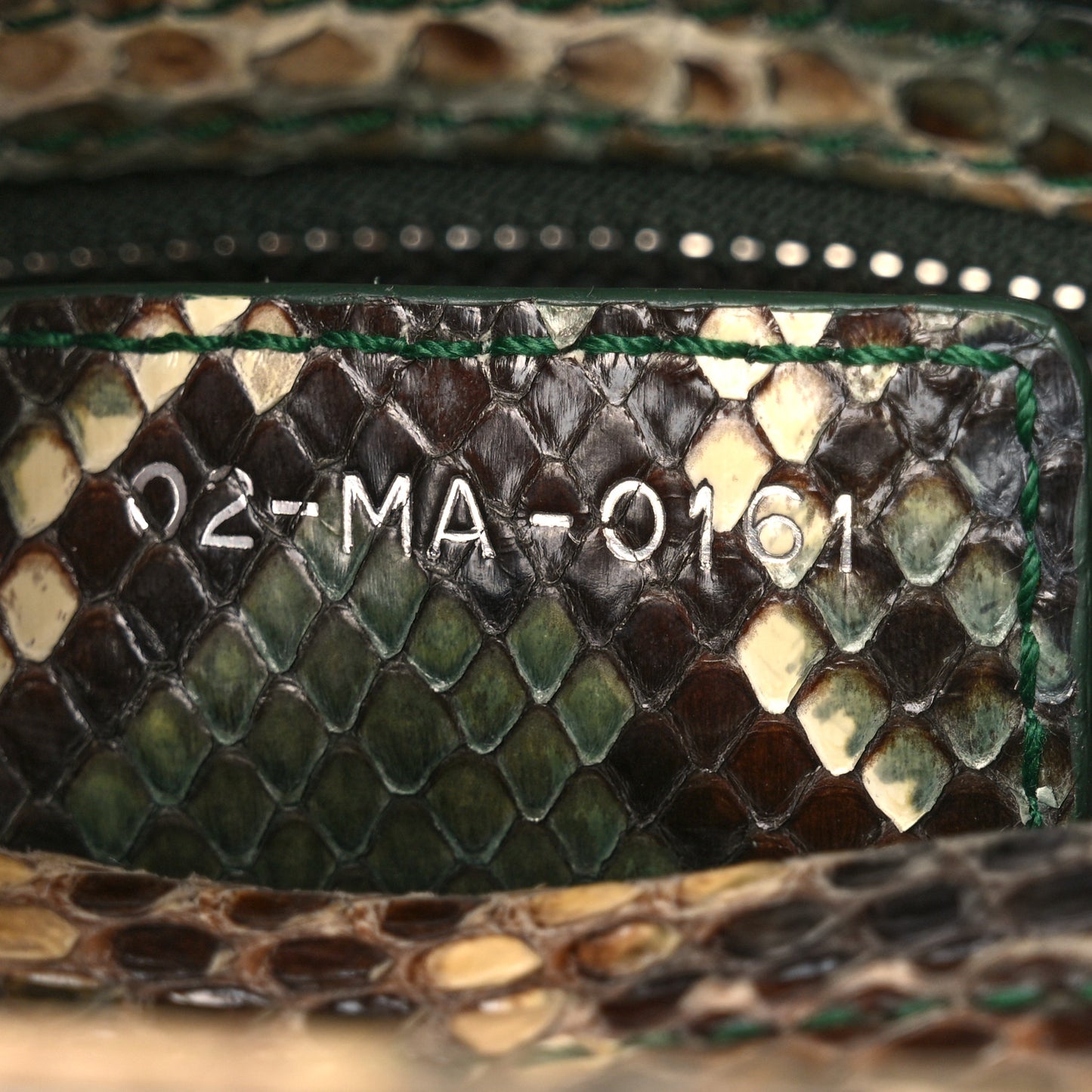 Snakeskin Medium Lady Dior Brown Multicolor