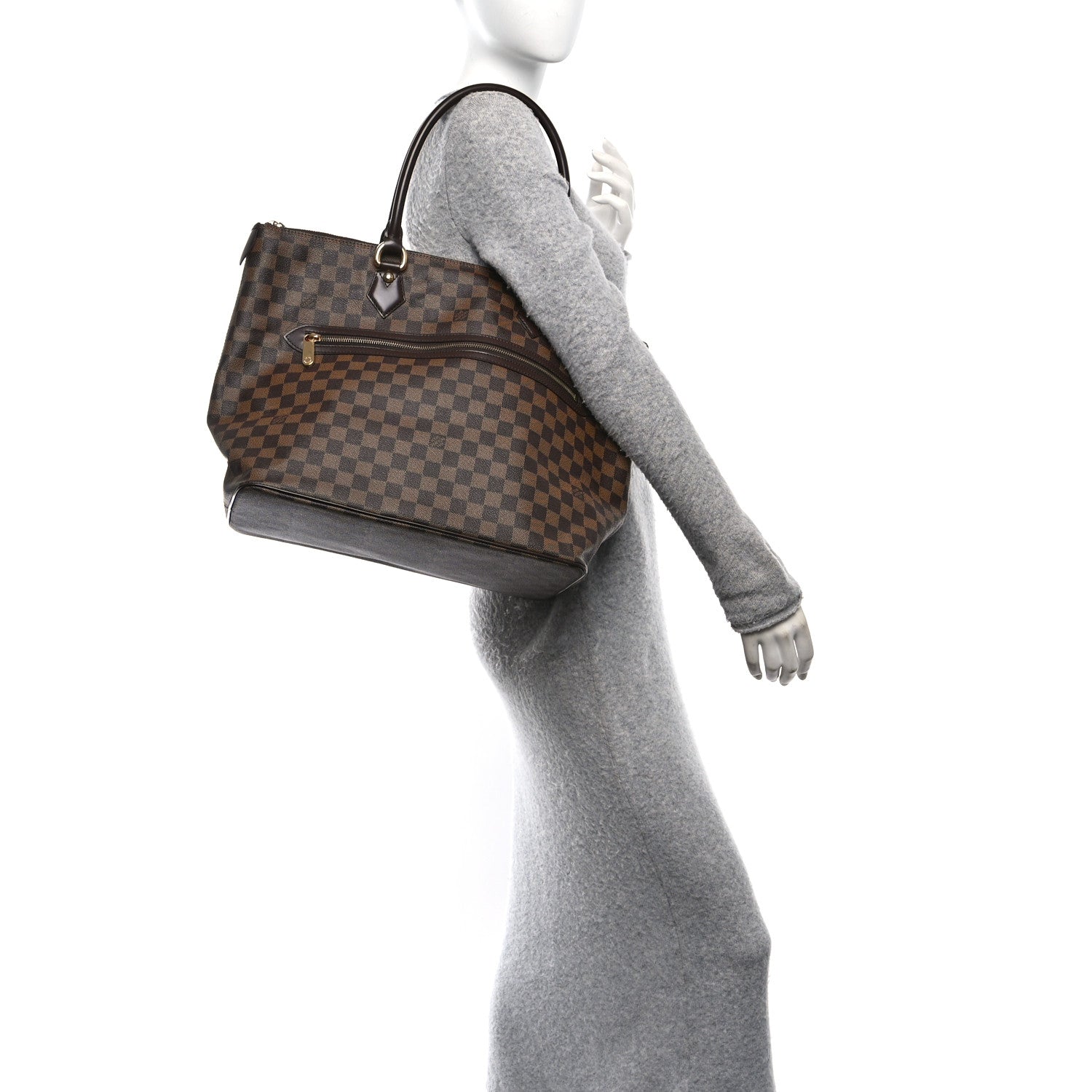 Louis Vuitton Damier Ebene Saleya GM 2 of 11