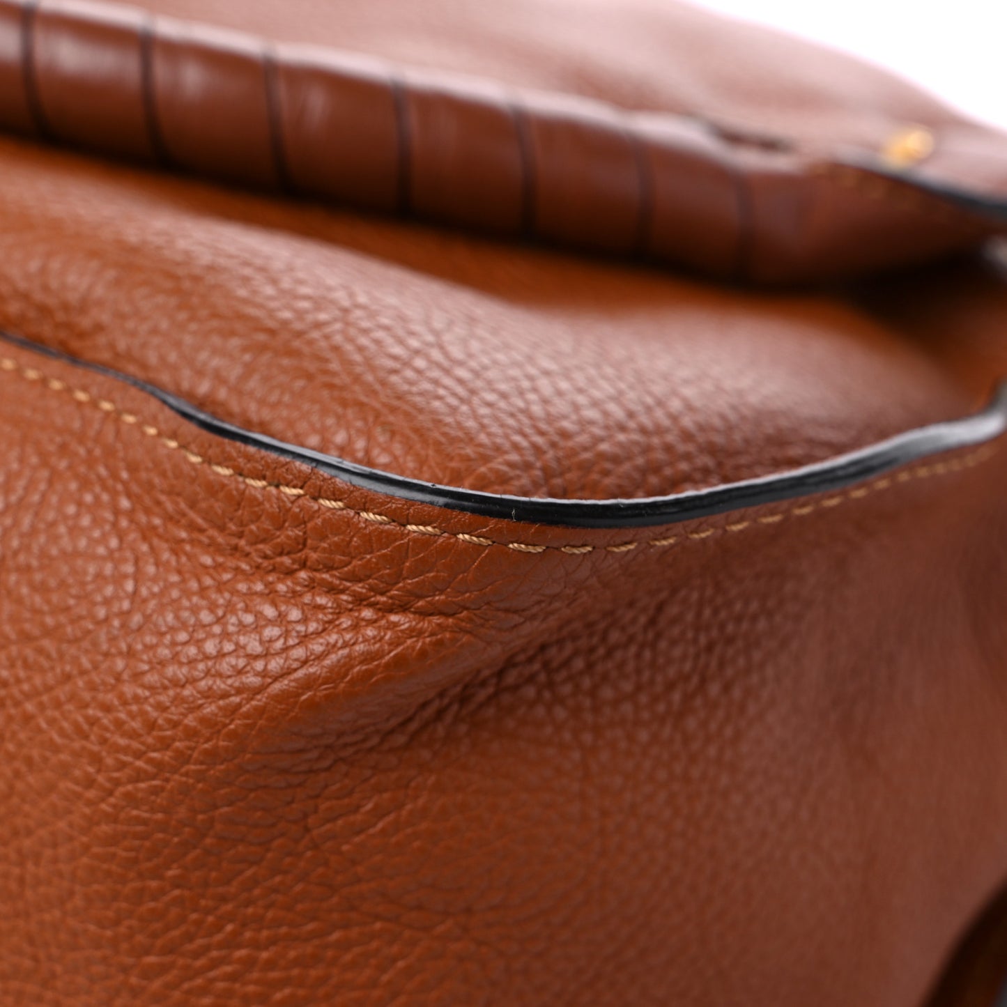 Calfskin Medium Marcie Satchel Tan