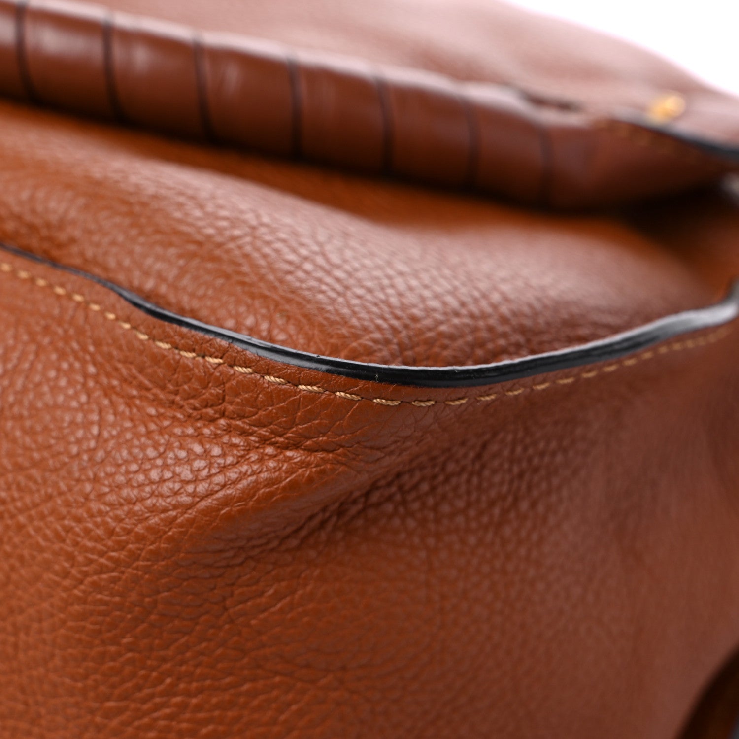 Chloe Calfskin Medium Marcie Satchel Tan 11 of 17