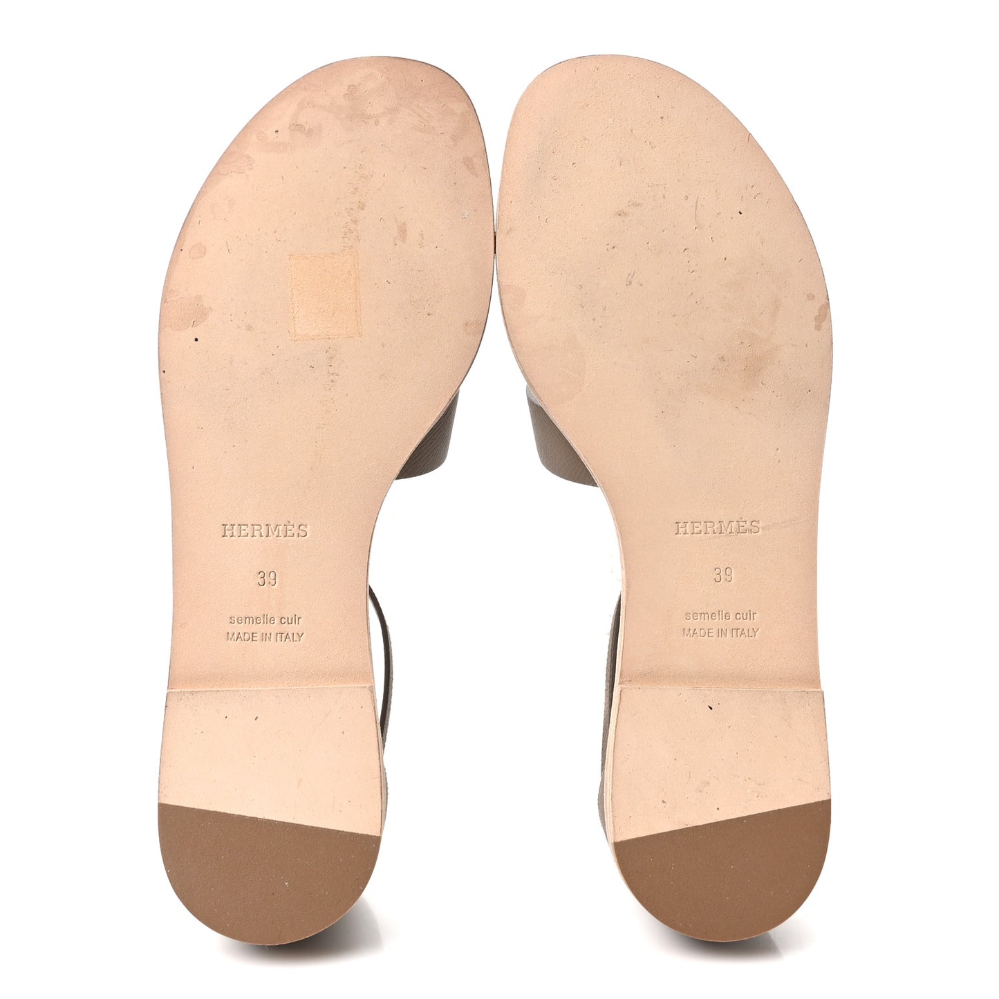 Epsom Santorini Sandals 39 Etoupe