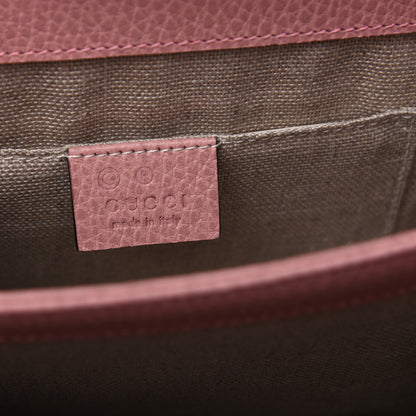 Gucci Dollar Calfskin Small Interlocking G Shoulder Bag Soft Pink 6 of 9