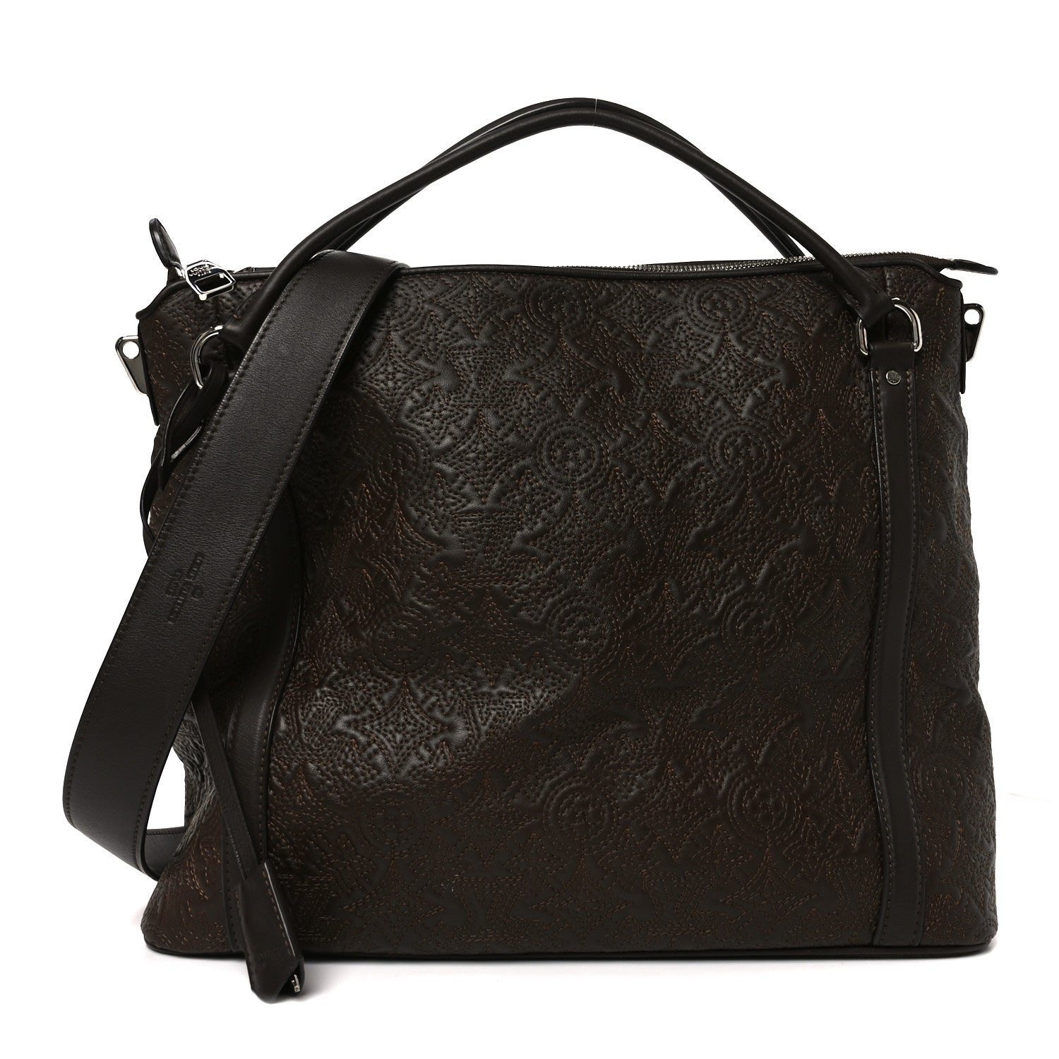 Louis Vuitton Monogram Lambskin Antheia Ixia MM Olive 1 of 9