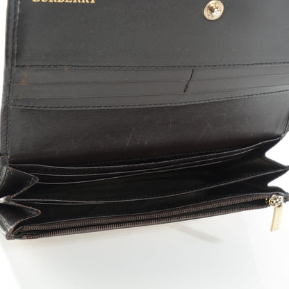 Burberry Haymarket Check Continental Wallet Brown 5 of 11
