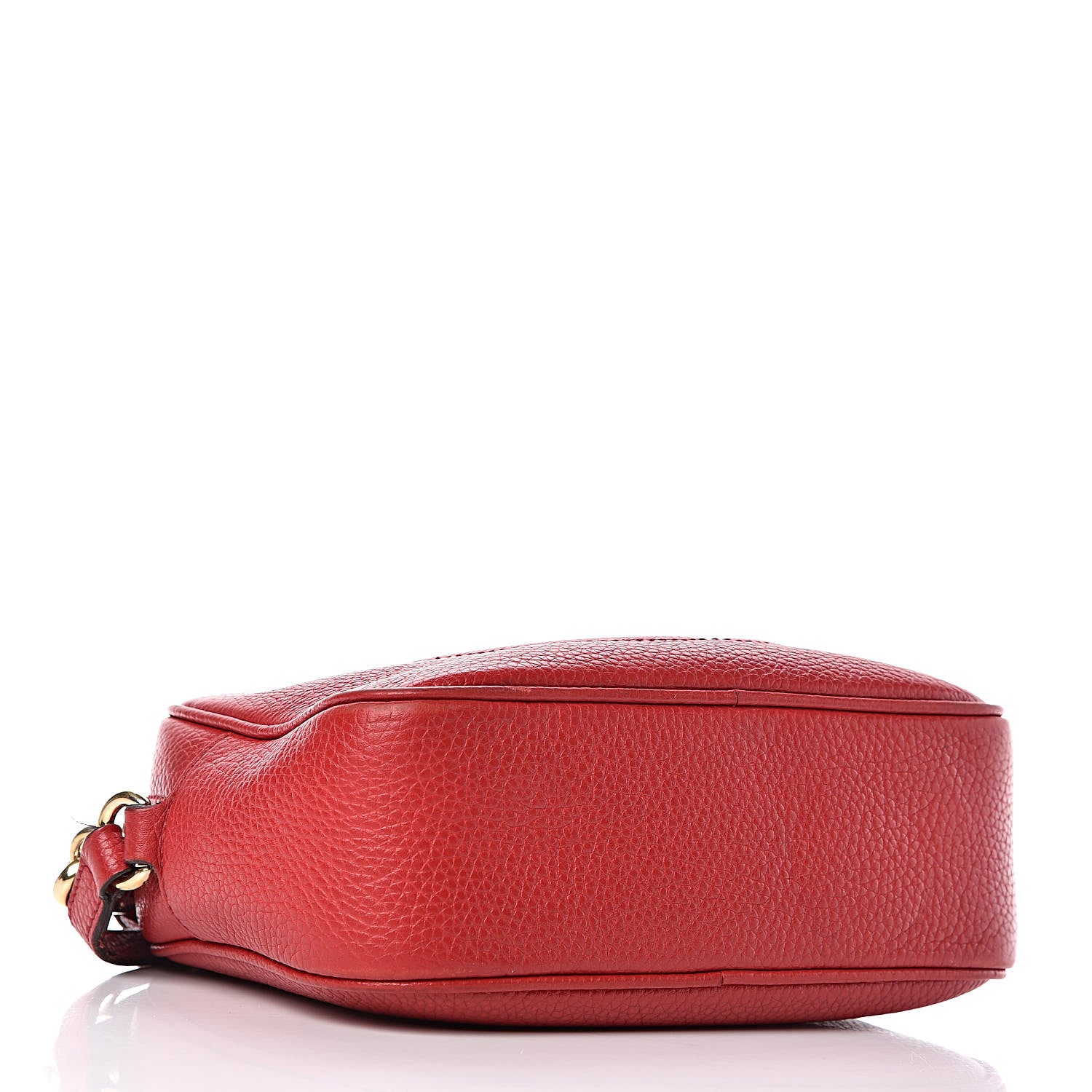 Gucci Pebbled Calfskin Small Soho Disco Bag Vibrant Red 4 of 16