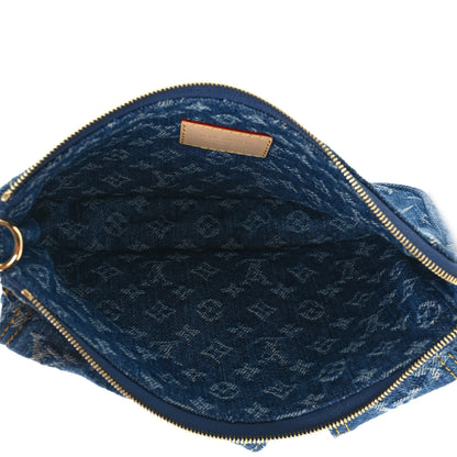 Louis Vuitton Monogram Pochette Accessories Cargo  Blue Denim 5 of 10