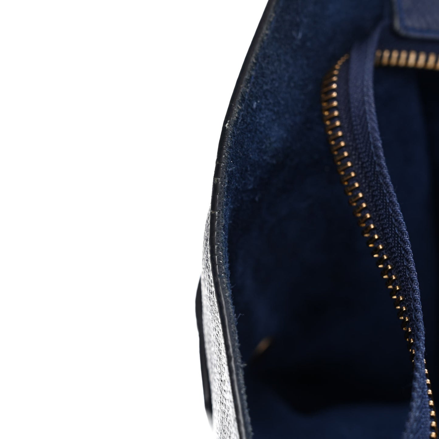 Drummed Calfskin Mini Luggage Ink