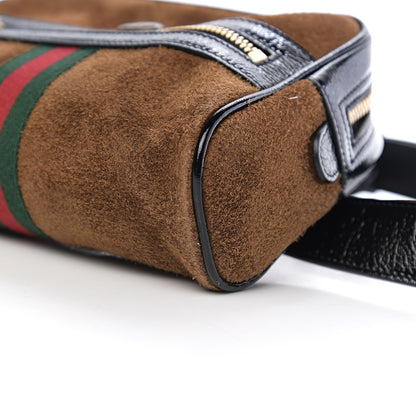 Gucci Suede Small Ophidia Belt Bag 85 34 Brown 9 of 9