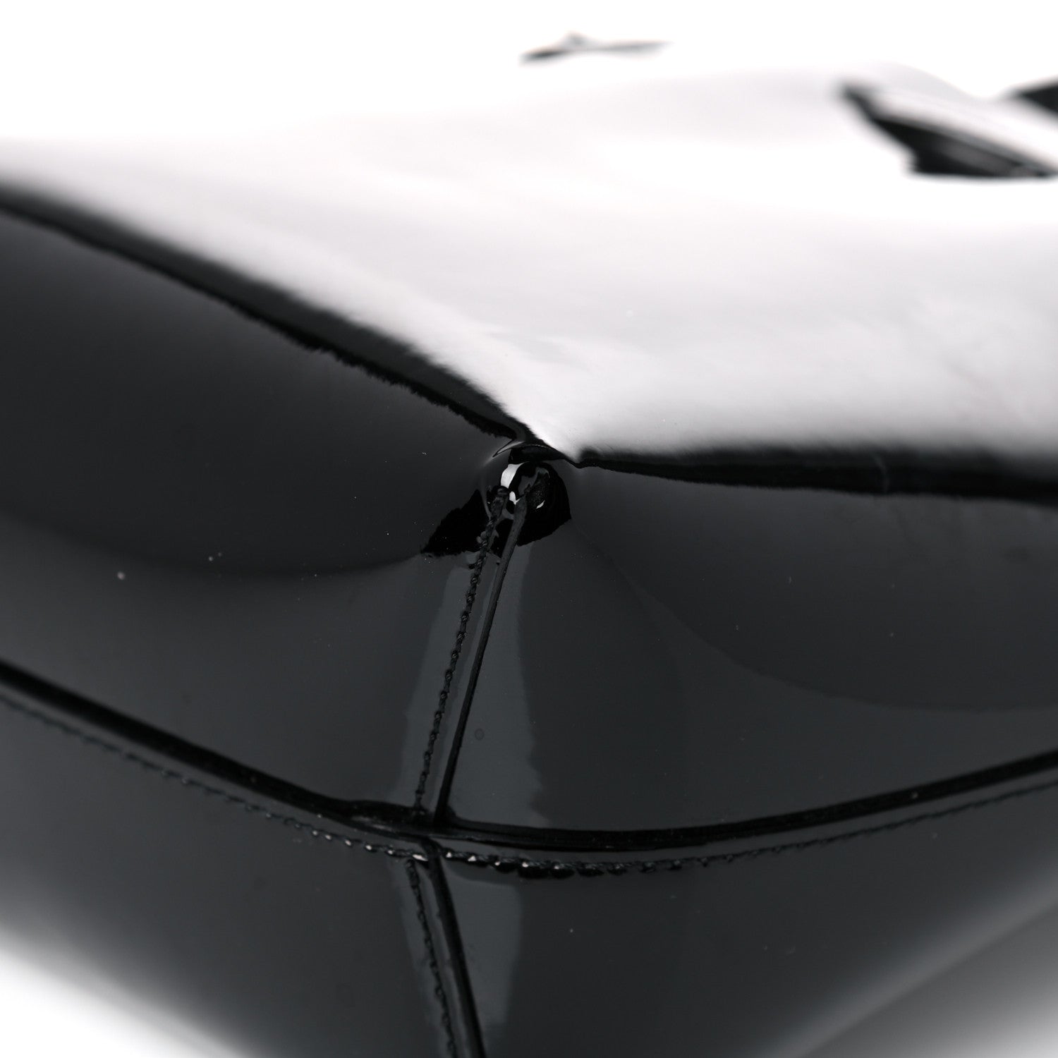 Mansur Gavriel Patent Calfskin Mini Mini Bucket Bag Black 10 of 14