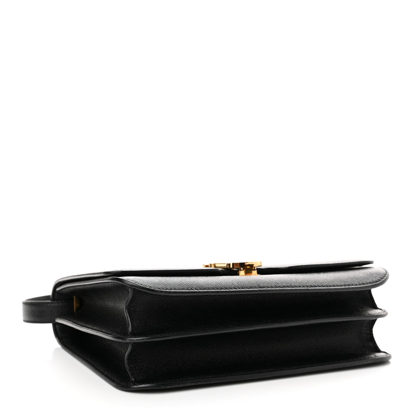 Grained Calfskin Medium TB Bag Black
