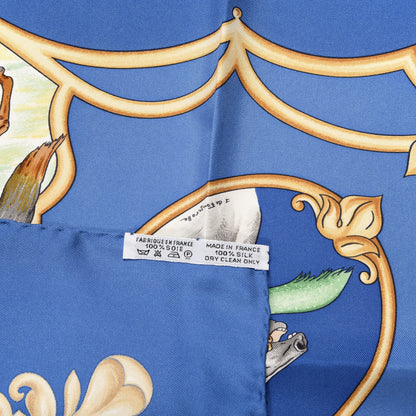 Hermes Silk Les Chevaux des Moghols Scarf 90 4 of 4