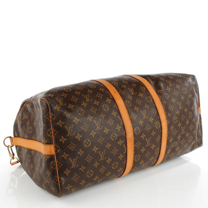 Louis Vuitton Monogram Keepall Bandouliere 55 5 of 10