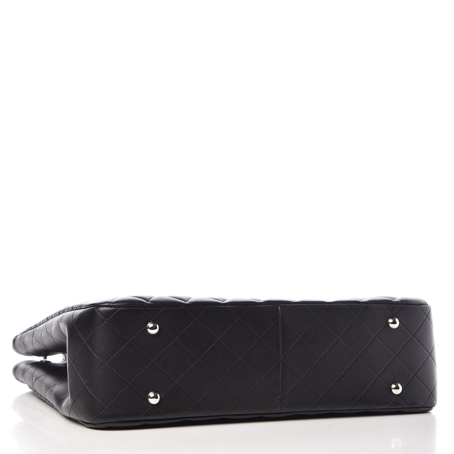 Calfskin Quilted Timeless Tote Black