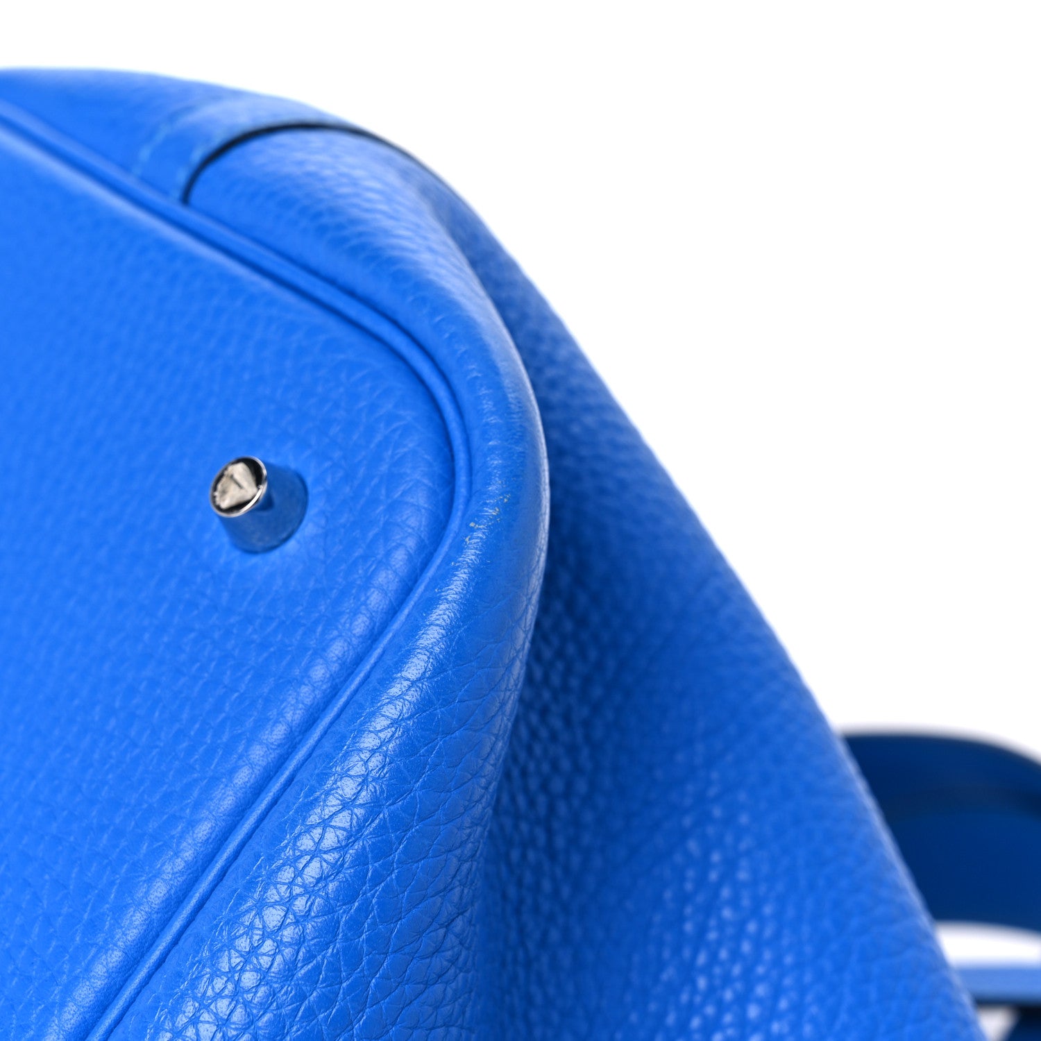 Hermes Taurillon Clemence Picotin Lock 22 MM Bleu Hydra 8 of 11