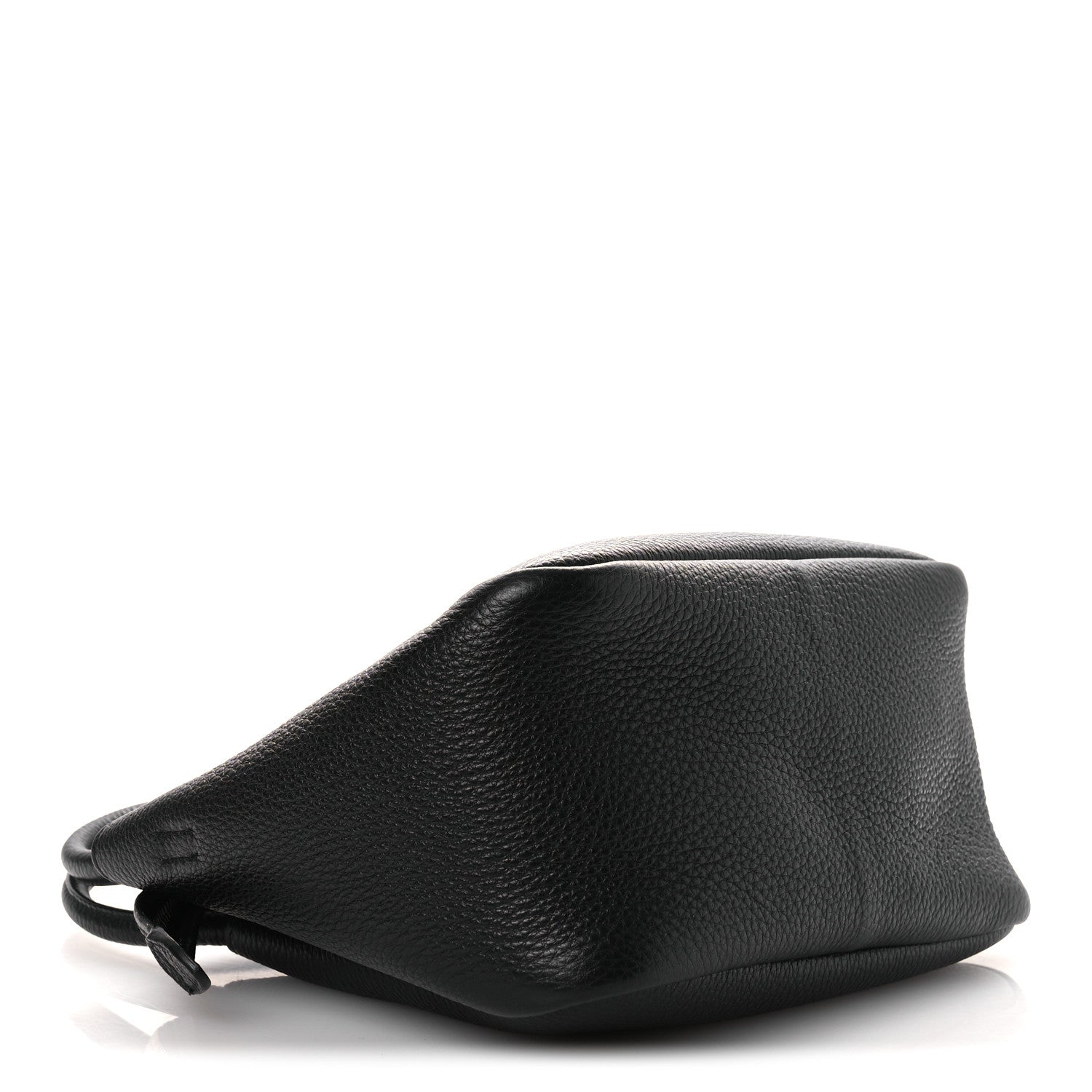 Prada Vitello Daino Soft Mini Zippered Top Handle Bag Black 4 of 10
