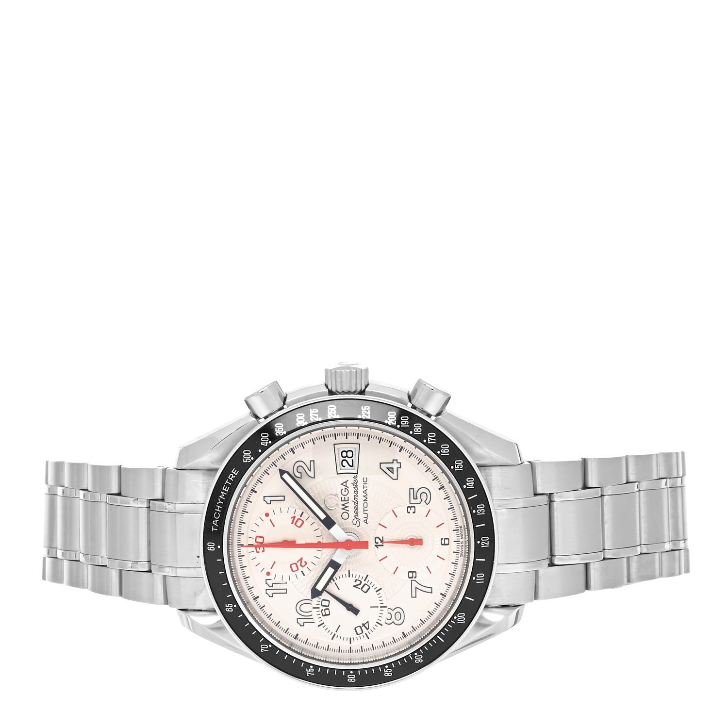 Omega Stainless Steel 40mm Speedmaster Mark 40 Chronograph Automatic Watch White 3513.33.00 2 of 4
