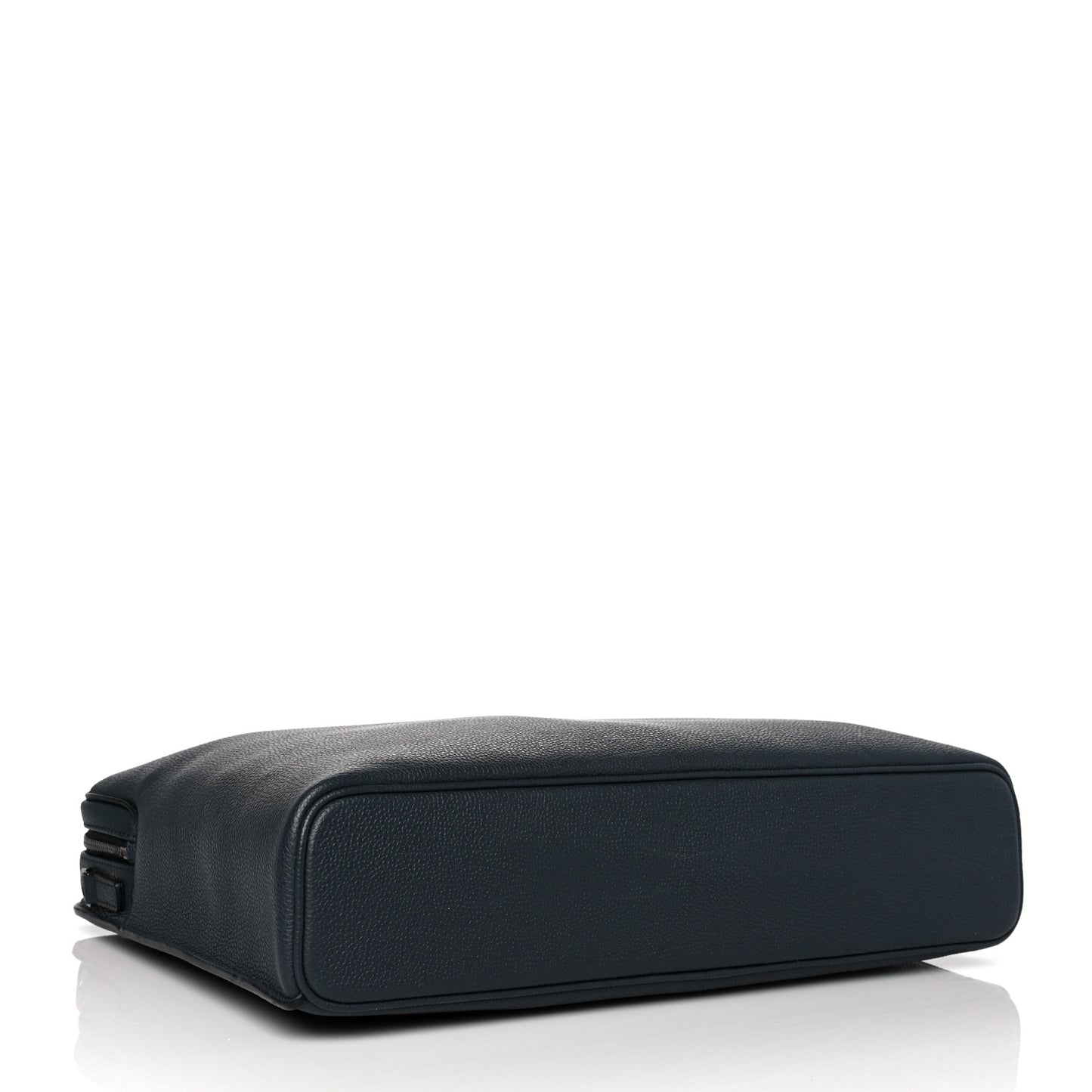 Calfskin Briefcase Navy Blue