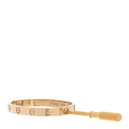 Cartier 18K Yellow Gold LOVE Bracelet 15 3 of 9