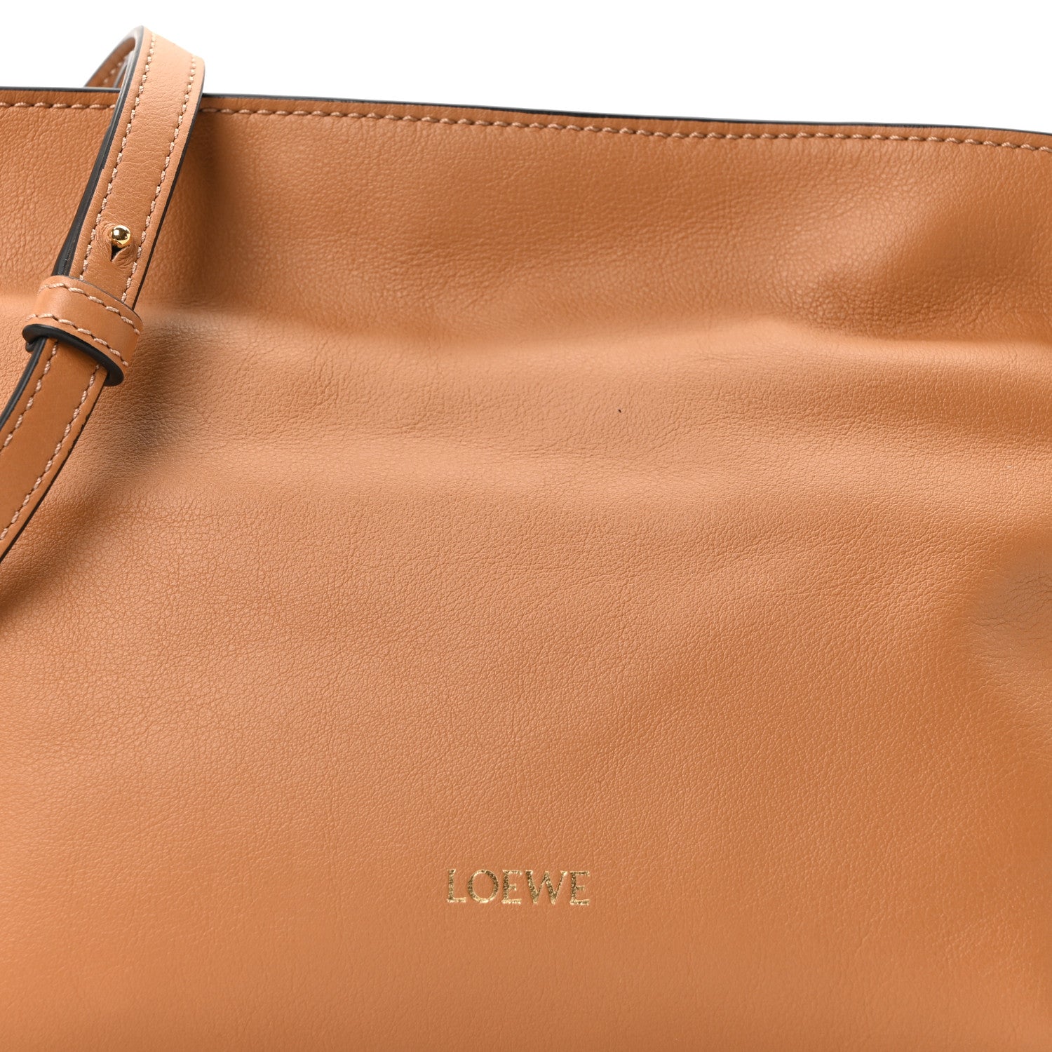 Loewe Calfskin Mini Flamenco Knot Clutch Warm Desert 7 of 10