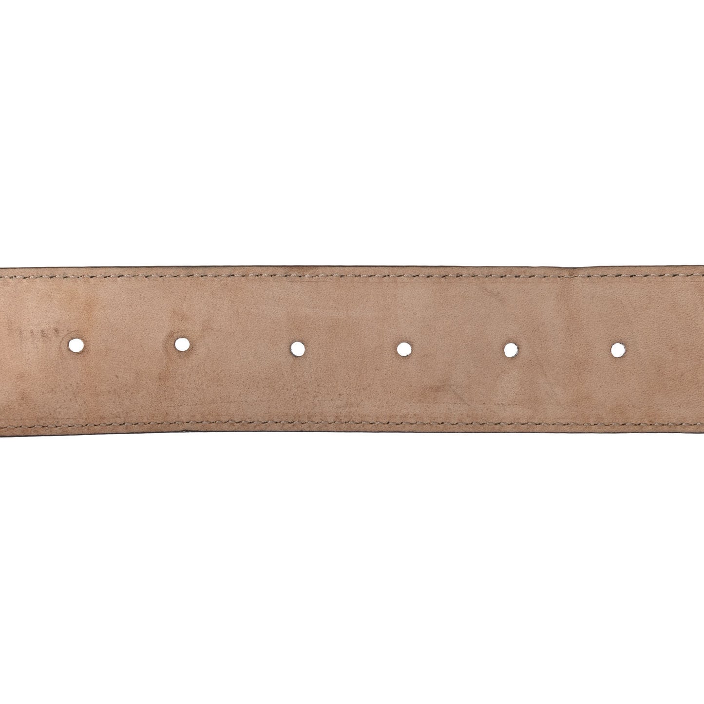 Metallic Guccissima Interlocking G Belt 120 48 Cognac Brown