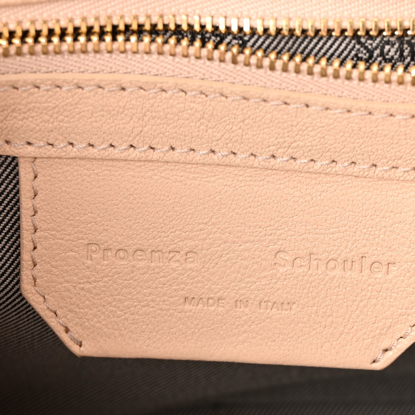 Lambskin Tiny PS1 Satchel Nude