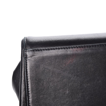Chanel Lambskin Chocolate Bar Accordion Mademoiselle Flap Black 13 of 16